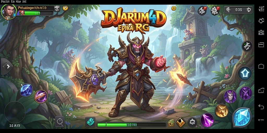 Tangkapan layar menampilkan aksi seru dalam permainan RPG DJARUM4D.