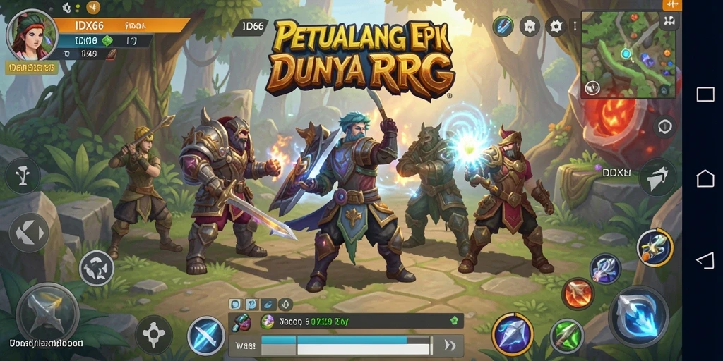 Screenshot gameplay IDX66 menunjukkan aksi pertarungan yang mendebarkan.