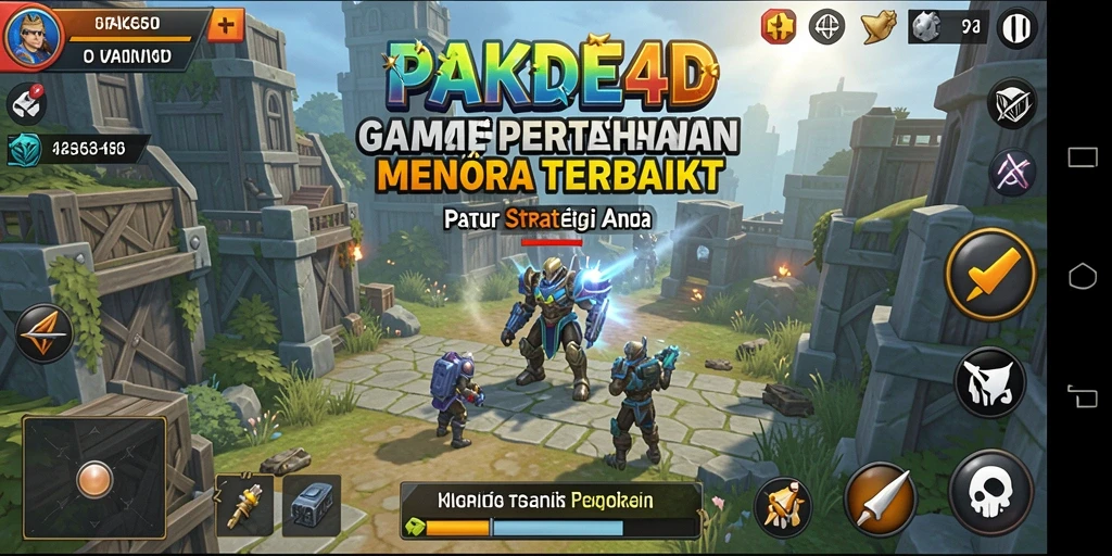 Tampilan gameplay PAKDE4D yang menarik dan mendebarkan.