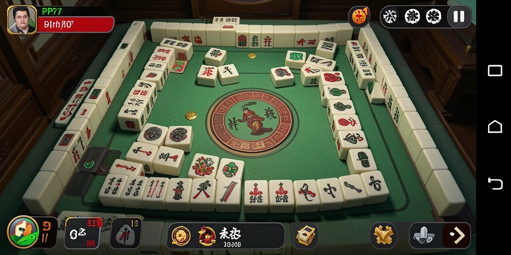 Gameplay PP7 menunjukkan tantangan Mahjong yang mendebarkan.