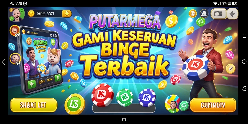 Gameplay Bingo yang seru dan menarik di PUTARMEGA.