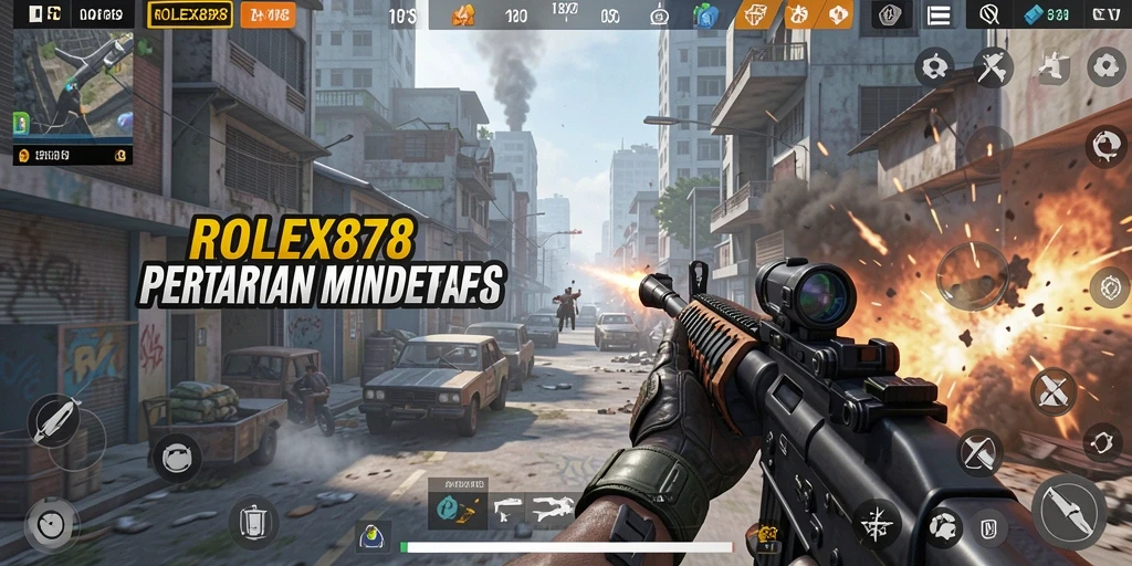 Screenshot gameplay <strong>ROLEX878</strong> yang intens dan seru.