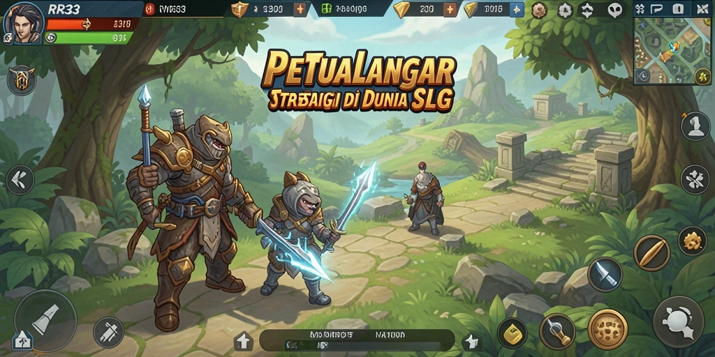Tampilan gameplay yang seru dan menantang di dunia SLG.