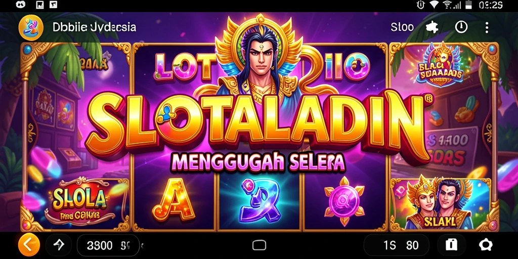 Tampilan menarik dari gameplay SLOTALADIN yang memikat pemain.